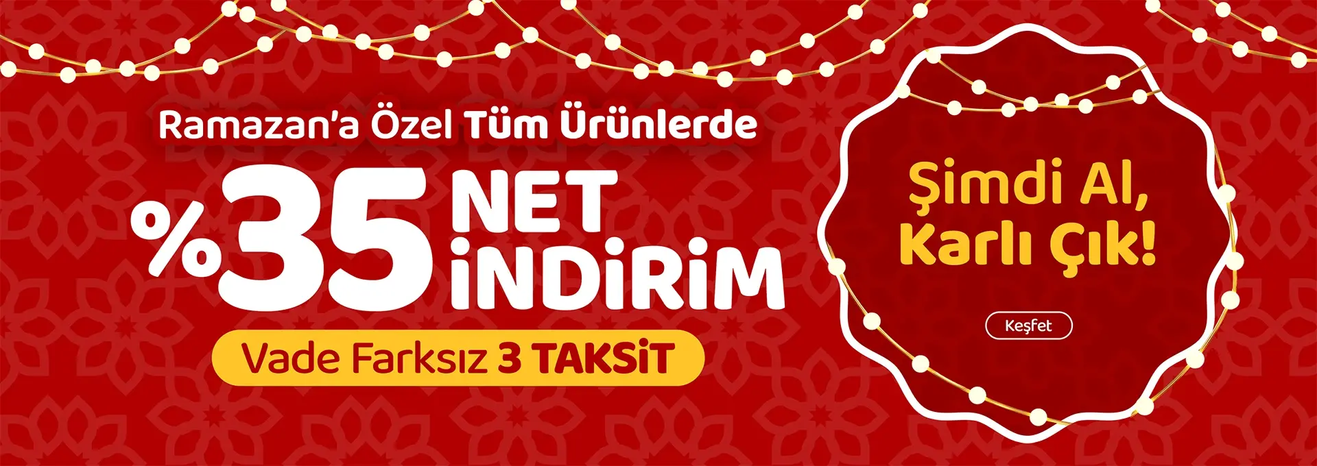 yüzde 35 indirim-vade farksız