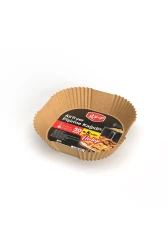 Roll-up Airfryer Pişirme Kağıdı Kare 20cm 50li + 5 Adet Hediye - 1