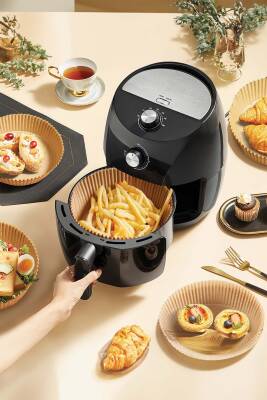 Roll-up Airfryer Pişirme Kağıdı Kare 20cm 50li + 5 Adet Hediye - 4