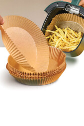 Roll-up Airfryer Pişirme Kağıdı Yuvarlak 20cm 50li + 5 Adet Hediye - 2