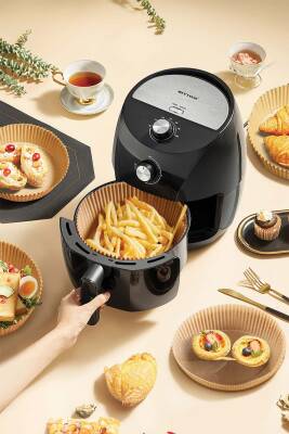 Roll-up Airfryer Pişirme Kağıdı Yuvarlak 20cm 50li + 5 Adet Hediye - 3