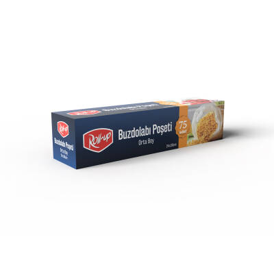 Roll-up Buzdolabı Poşeti Orta Boy 24x38cm 75 Adet - 1