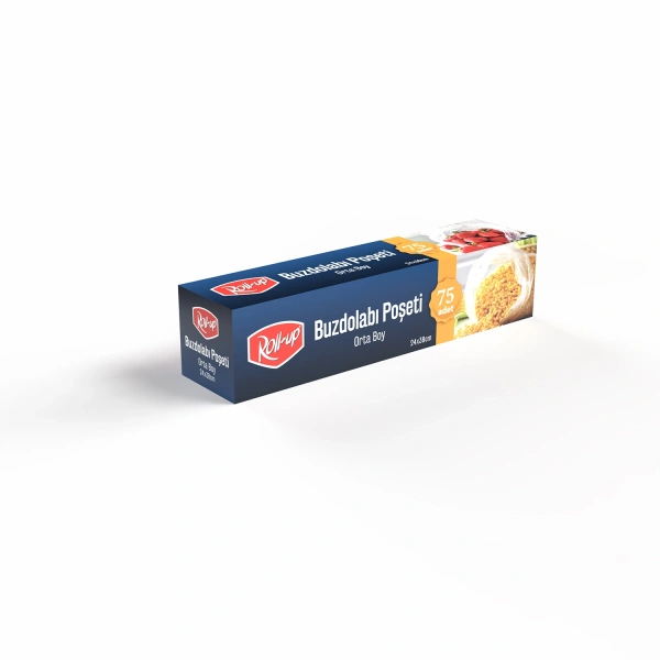 Roll-up Buzdolabı Poşeti Orta Boy 24x38cm 75 Adet - 1