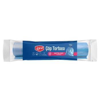 Roll-up Çöp Torbası Battal 72x95cm 10 Adet - Roll-Up