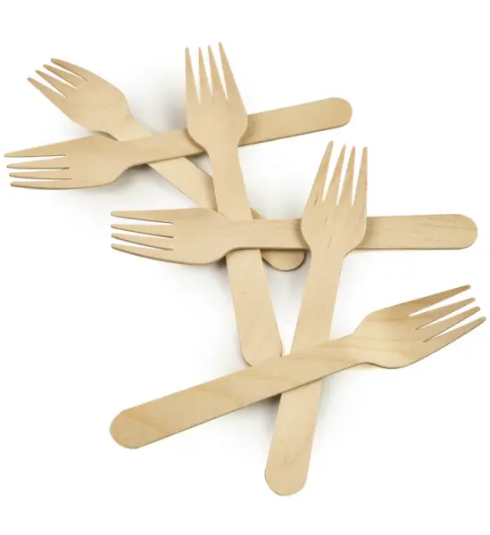 Roll-up Doğa Dostu Ahşap Çatal 50li - 1