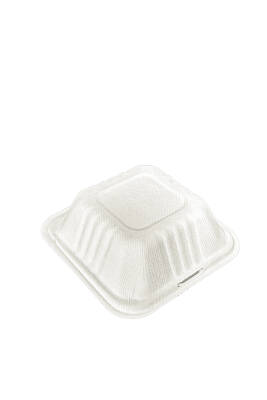 Roll-up Doğa Dostu Hamburger Kap Kendinden Kapaklı 15cmx15cm 25li - 4