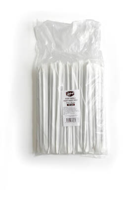 Roll-up Kağıt Sargılı Kağıt Pipet Kraft 6mmx19,5cm 100 Adet - 3