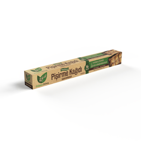 Roll-up Kahverengi Kesilmiş Pişirme Kağıdı 37cmx42cm 16 Yaprak - 4