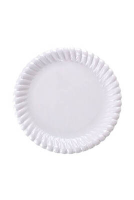 Roll-up Karton Tabak Beyaz 23cm 10lu - 1
