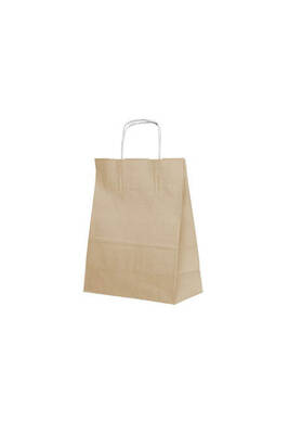 Roll-up Kraft Çanta Naturel Orta Boy 25x31cm 25li - 2