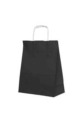 Roll-up Kraft Çanta Siyah Orta Boy 25x31cm 25li - 2