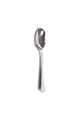 Roll-up Metal Görünümlü Plastik Kaşık 18li - 1