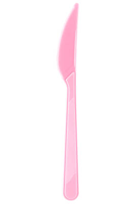 Roll-up Plastik Bıçak Pembe 25li - 1