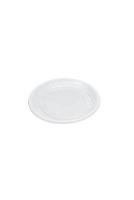 Roll-up Plastik Tabak Beyaz Ekonomik 21cm 100lü - 2