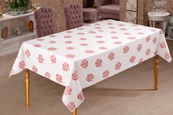 Roll-up Rulo Kağıt Masa Örtüsü Çiçek Desenli 100 x 150cm 16 Yaprak - 1