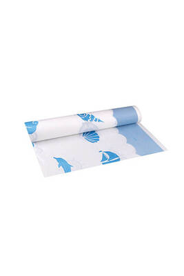 Roll-up Rulo Kağıt Masa Örtüsü Marin Desenli 100 x 150cm 16 Yaprak - 2