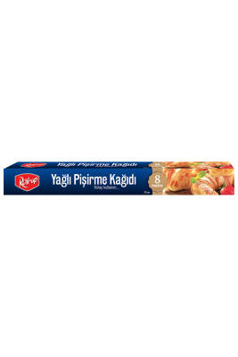 Roll-up Silikonlu Pişirme Kağıdı 37cmx8m 1 Adet - 1