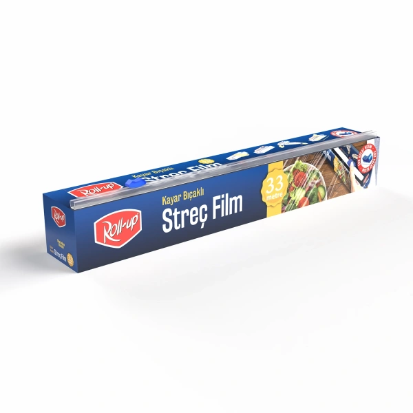 Roll-up Streç Film 30cm x 33 m 1 Adet (Kayar Bıçaklı) - 1