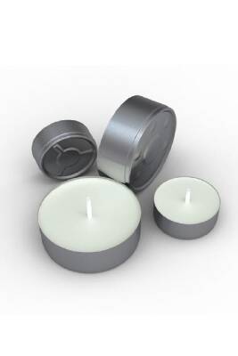 Roll-up Tealight Mum Beyaz 40gr 24lü - 1