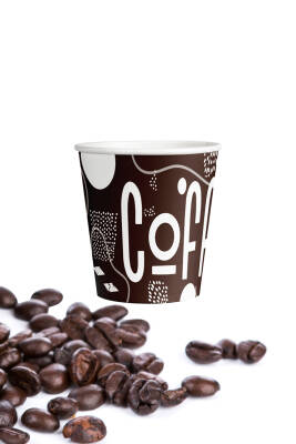 Roll-up Türk Kahvesi ve Espresso Karton Bardak 4oz 10lu - 1